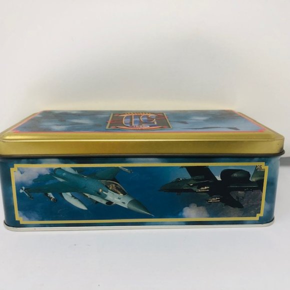Vintage Collectible Advertising Tin – USAF – Air Force – 50th Anniversary Empty - Picture 8 of 11